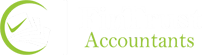 fintrust accountants logo white png